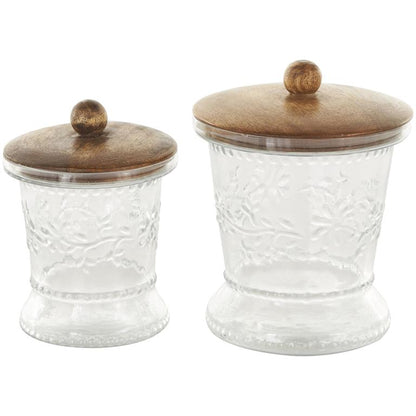 Cullen Glass Canisters