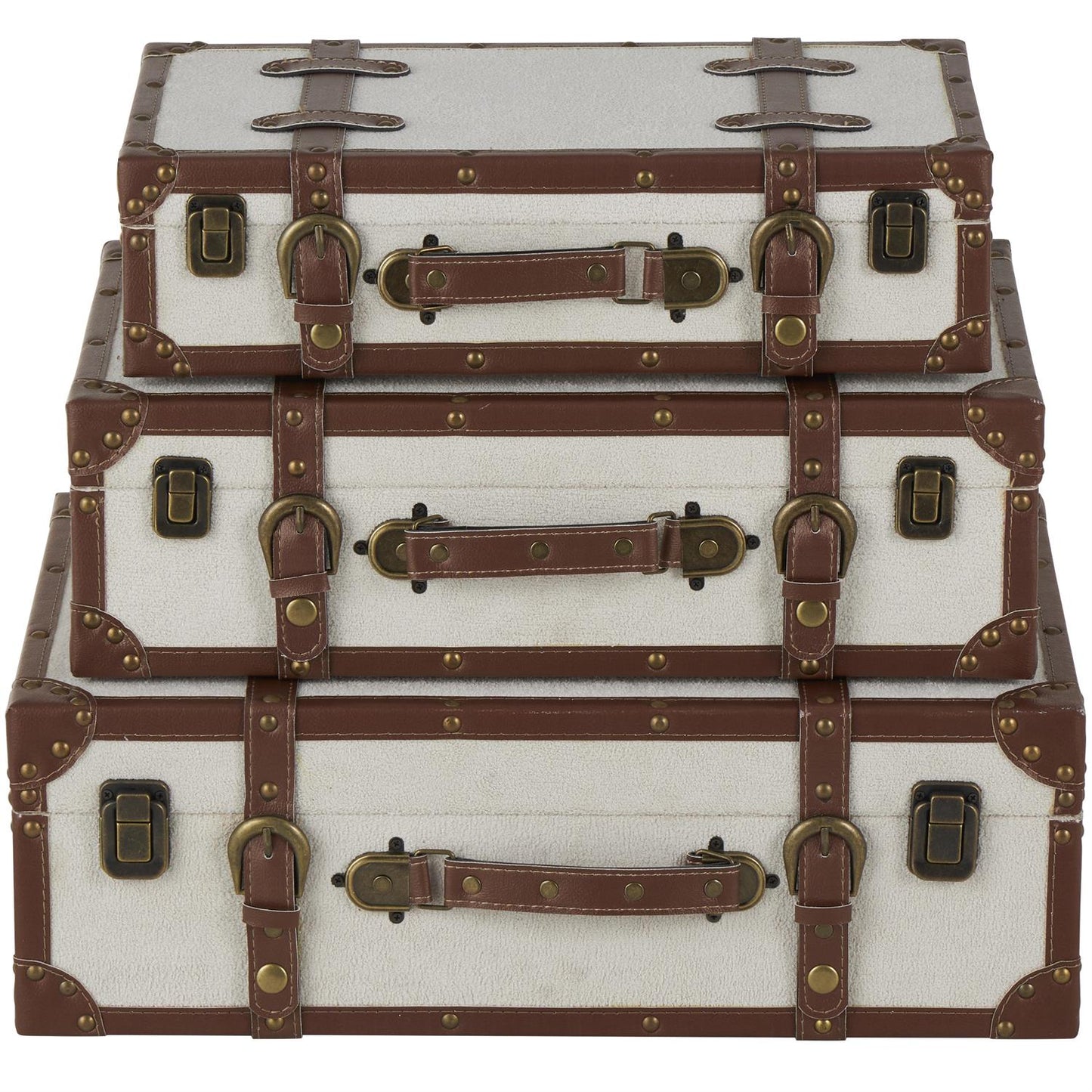 Mountain Lodge Suitcase Storage Boxes