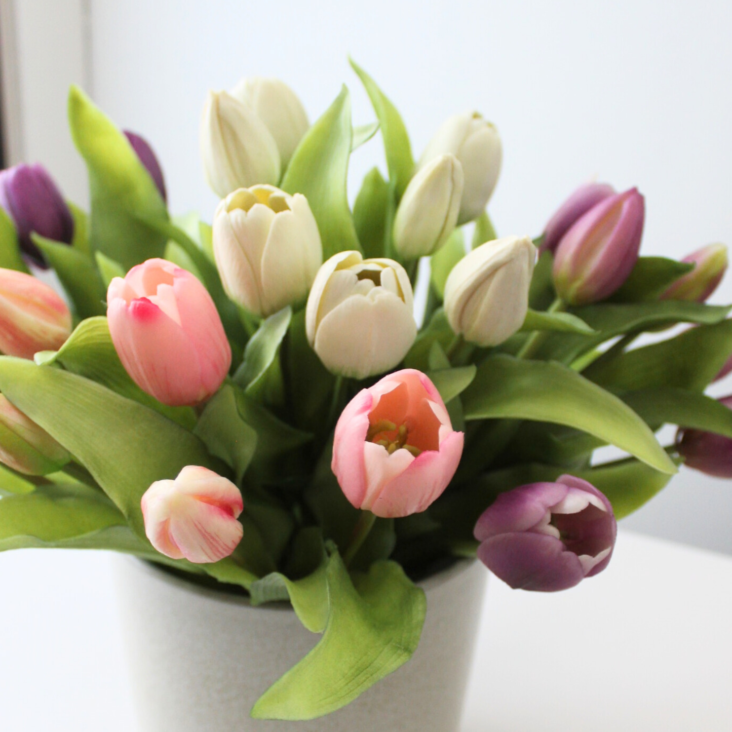 12" Real Touch Dynasty Tulip Bundle