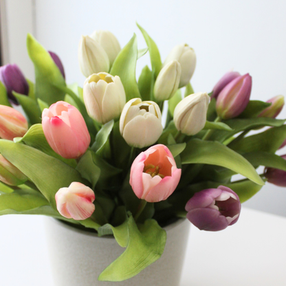 12" Real Touch Dynasty Tulip Bundle