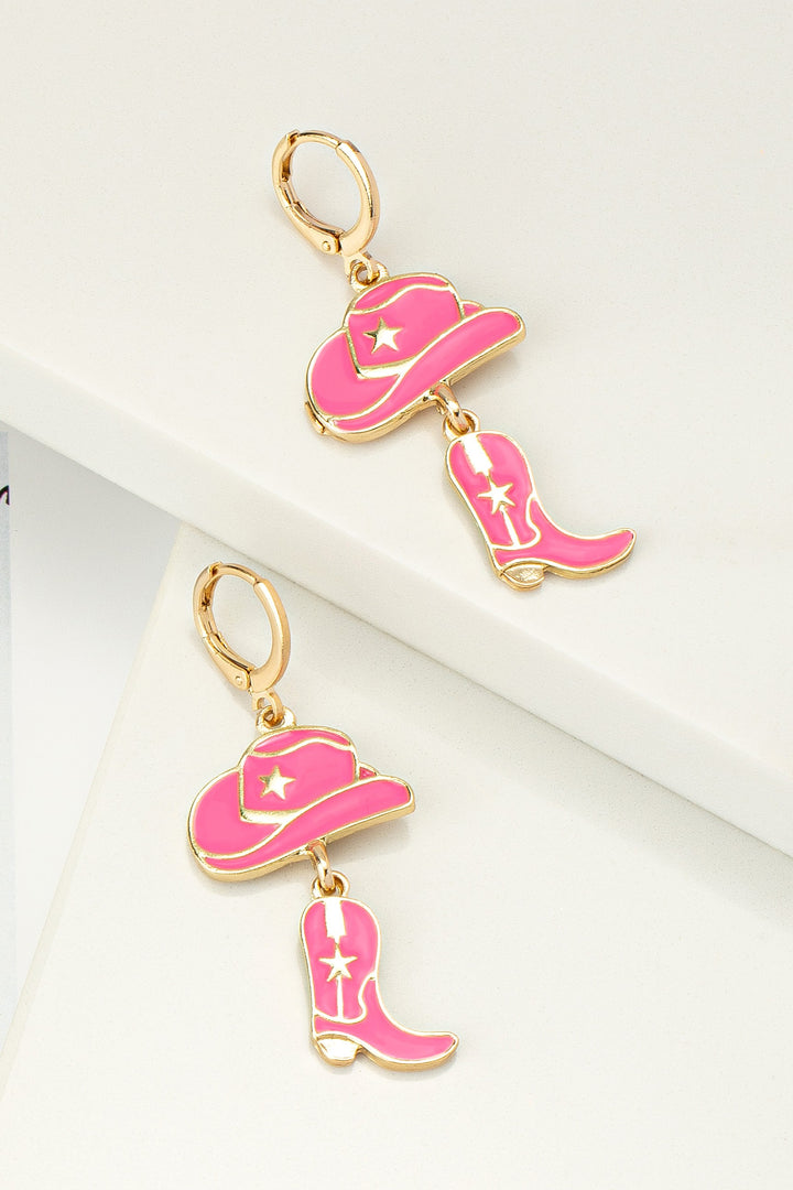 Double Western Huggie Earrings