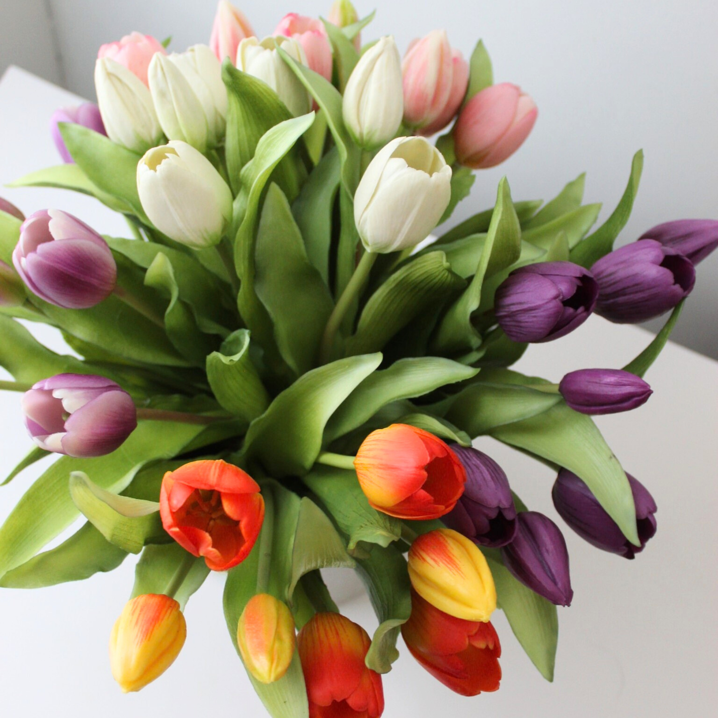12" Real Touch Dynasty Tulip Bundle