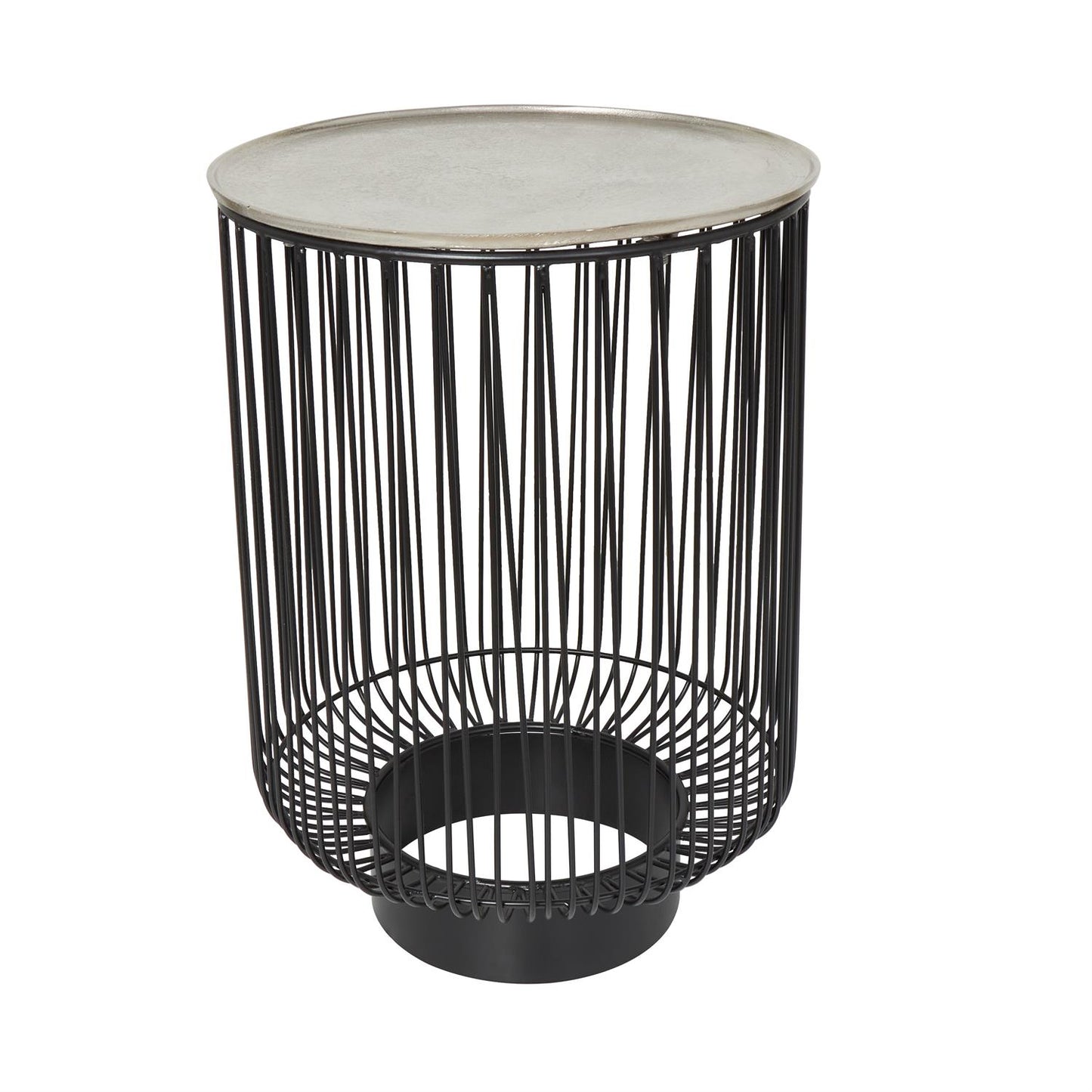 Kian Round Metal End Table