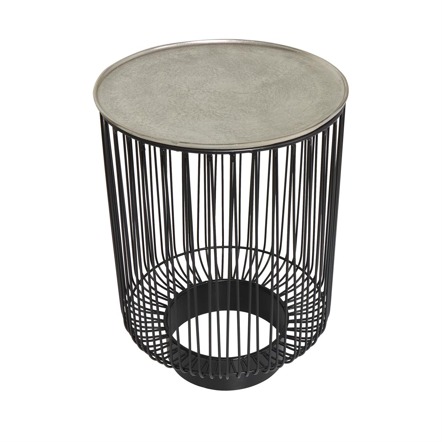 Kian Round Metal End Table