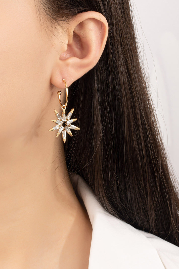 Rhinestone Star Earrings