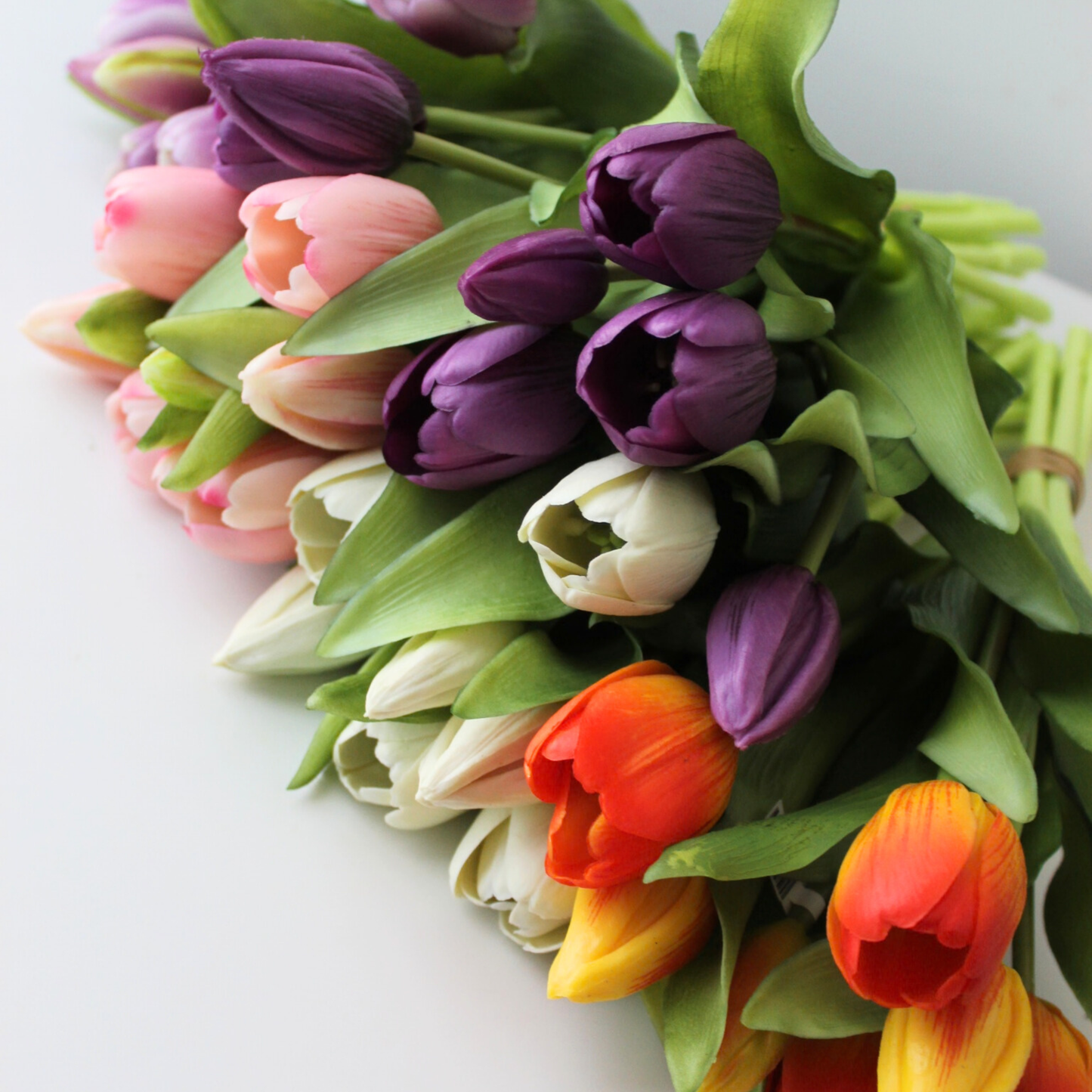 12" Real Touch Dynasty Tulip Bundle