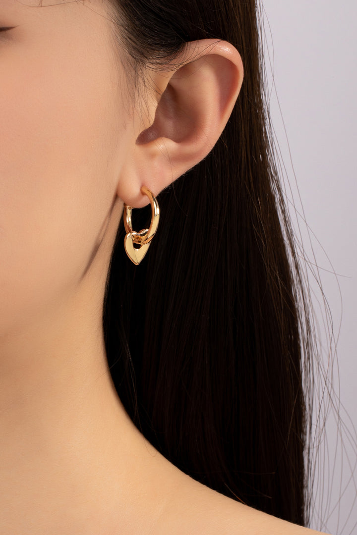 Heart Charm Earrings