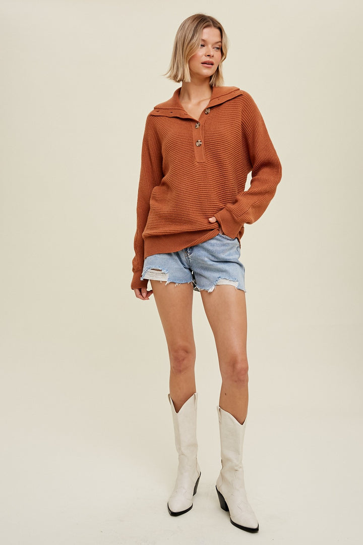Sophia Collared Sweater