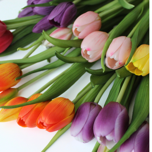16" Real Touch Dynasty Tulip Bundle