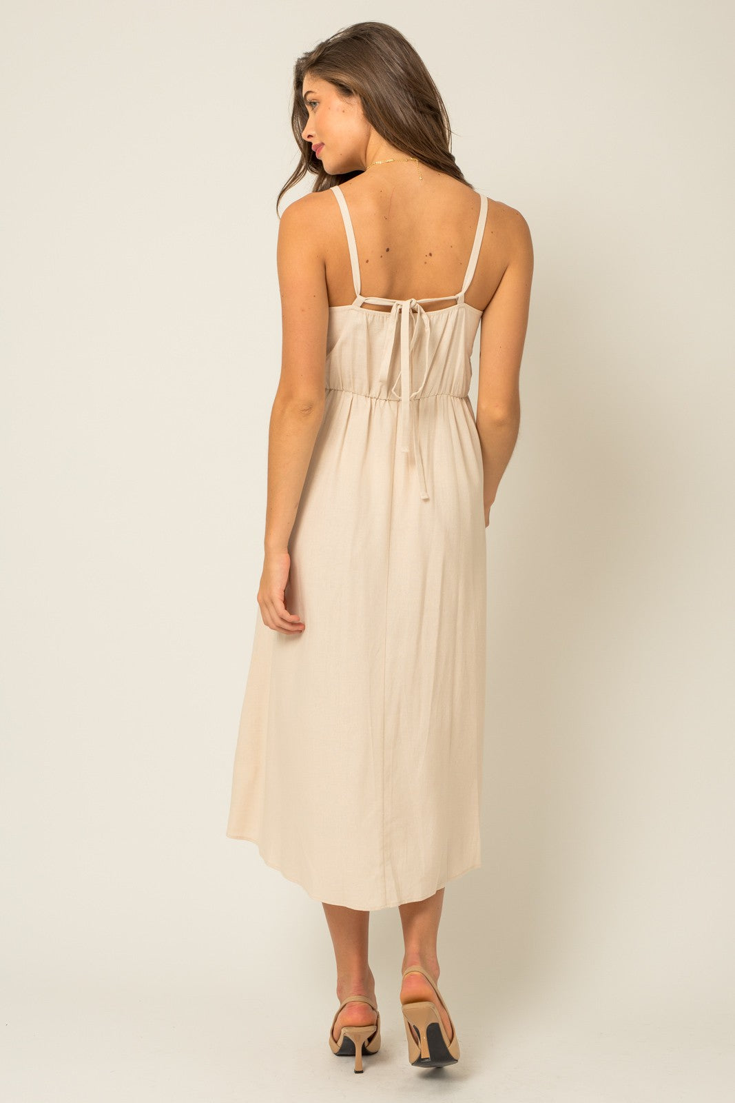 Bella Tie Shoulder Midi Dress