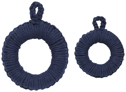 Midnight Blue Orb Trivets - Set of 2