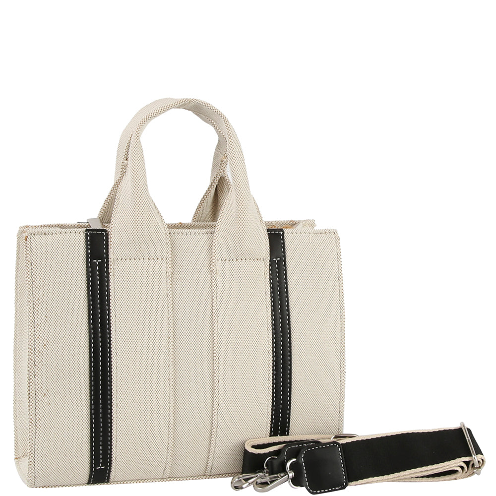 Harper Two Tone Satchel Bag