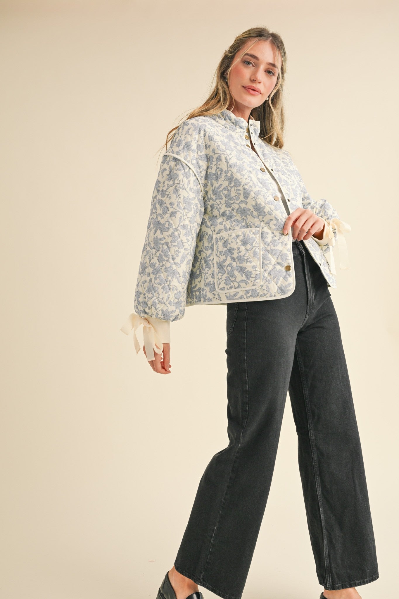 Layla Quilted Floral Jacket