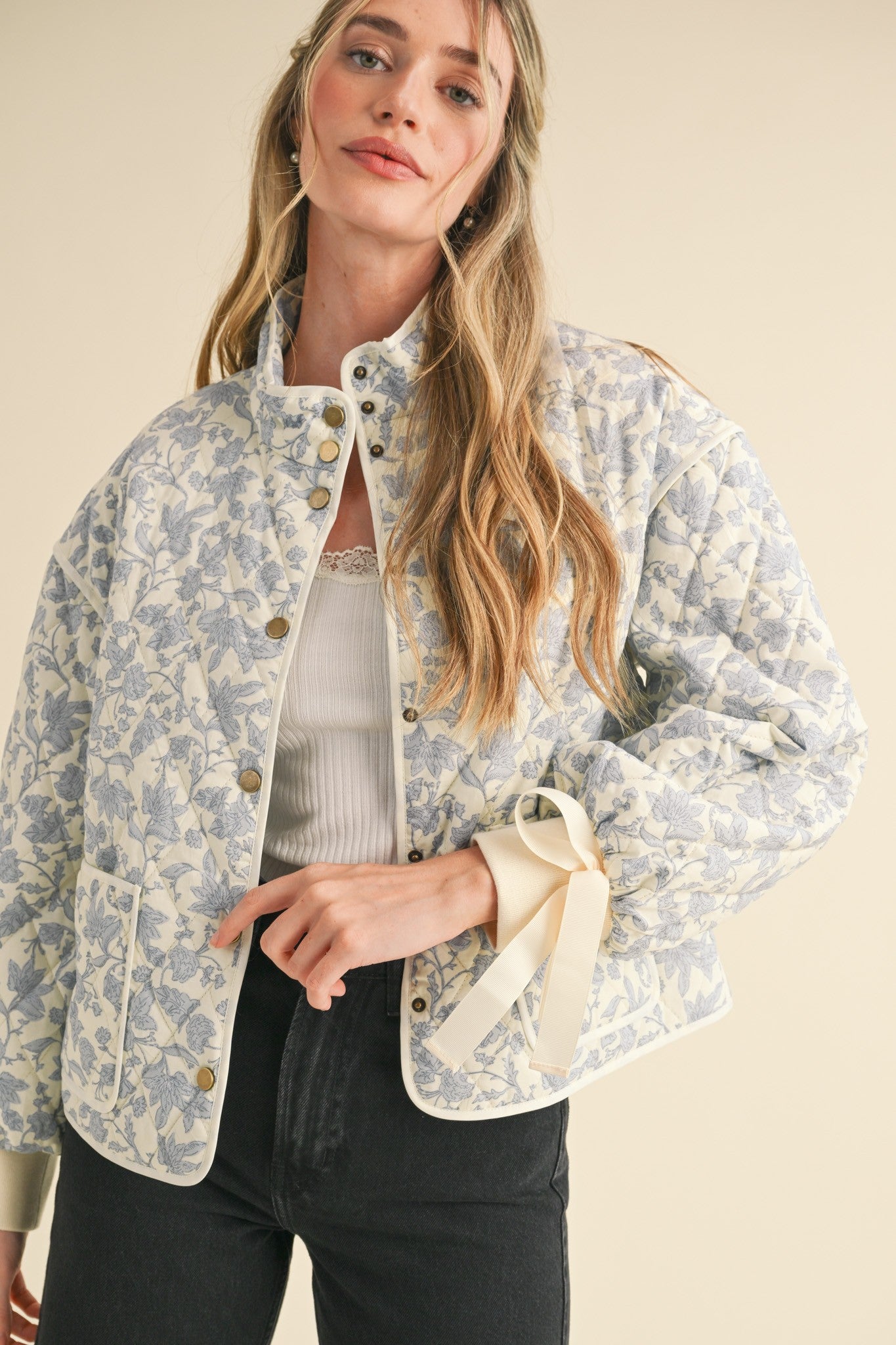 Layla Quilted Floral Jacket