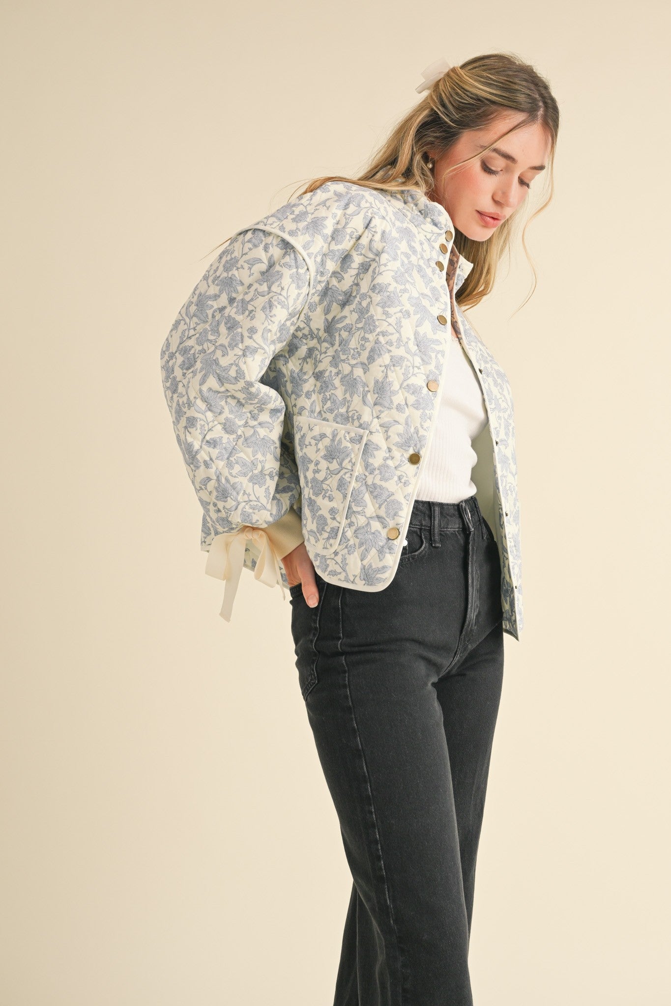 Layla Quilted Floral Jacket