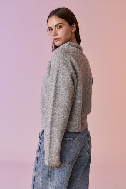 Mila Half-Button Sweater