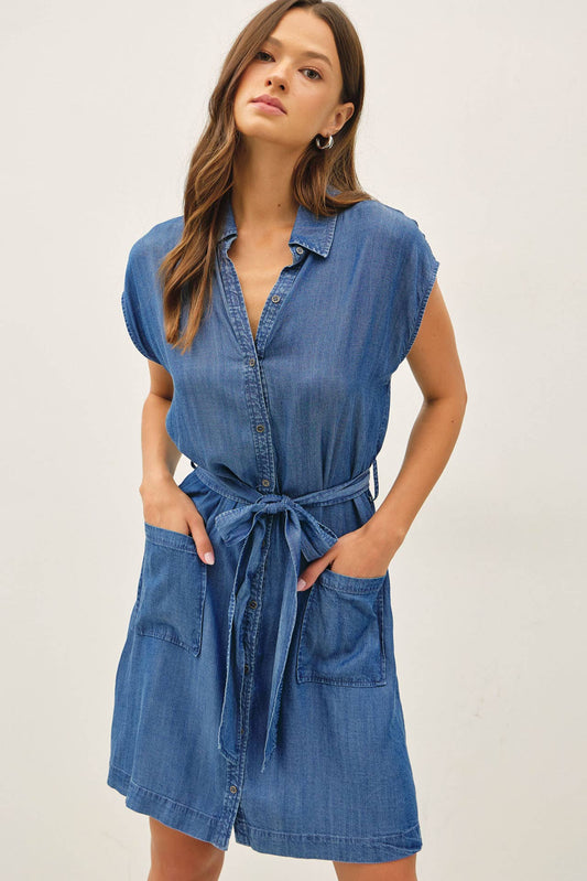 Paige Denim Button Up Dress