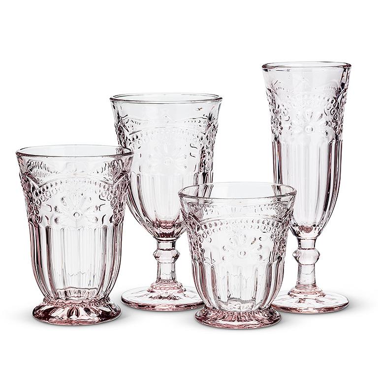 Stella Embossed Tumbler Glass