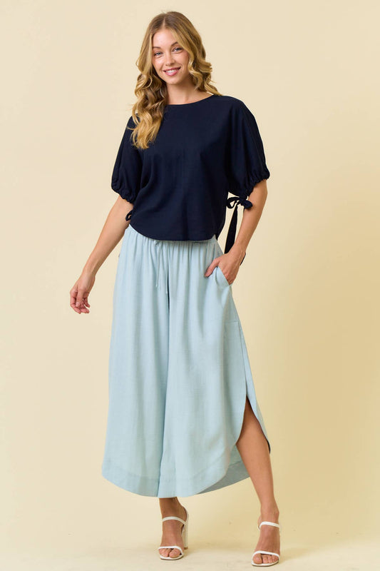 Lisa Sleeve Tie Detail Top