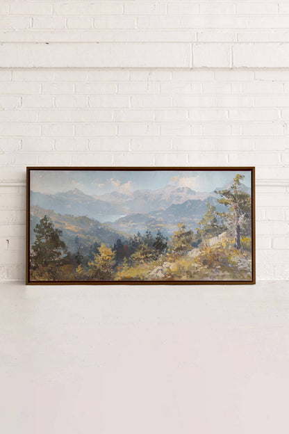 Austrian Alpenglow Canvas Wall Art