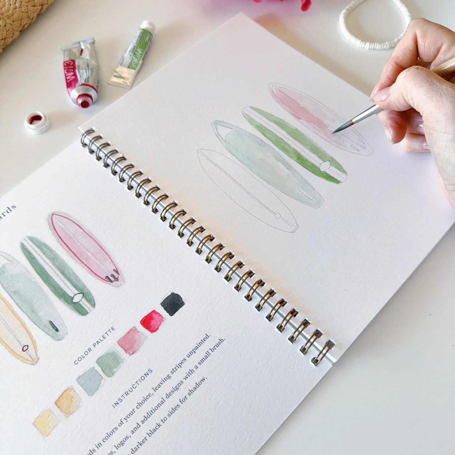 Tropical - Watercolour Workbook