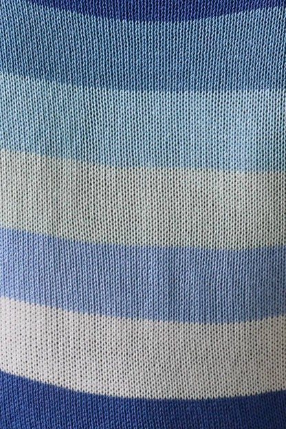 Ocean Striped Knit Tank Top