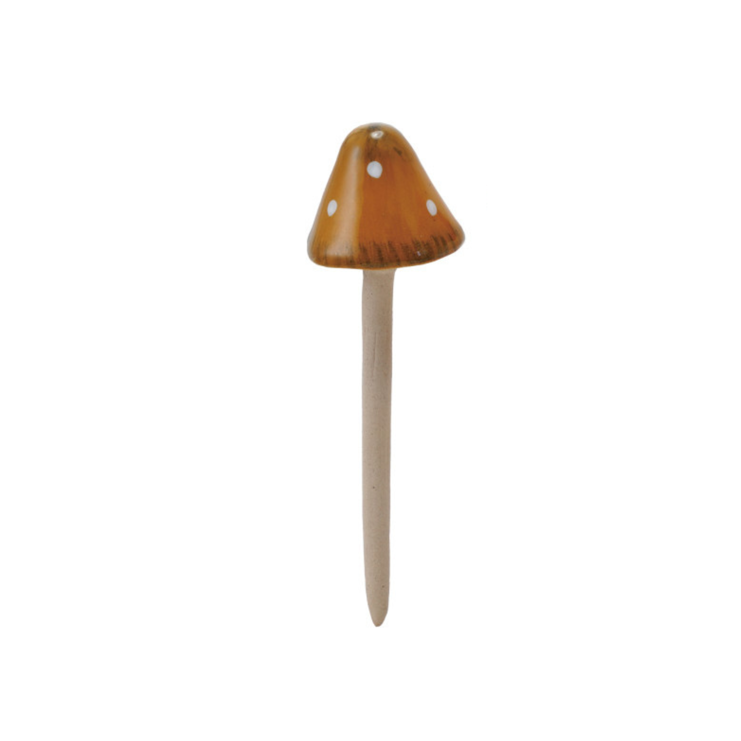 Stoneware Mushroom Plant Stakes
