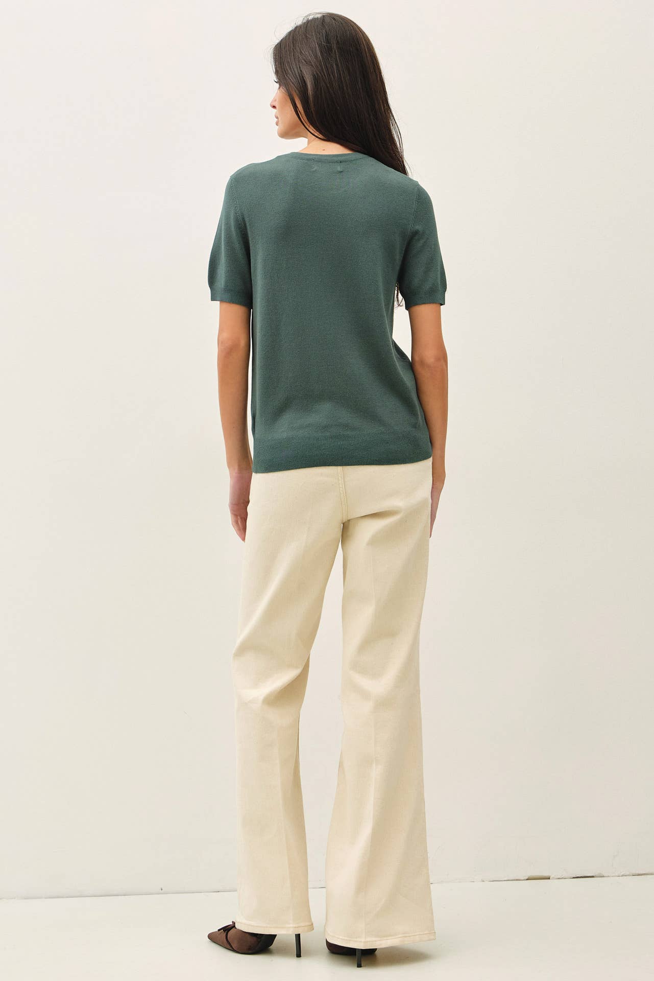 Emily Short Sleeve Sweater Tee