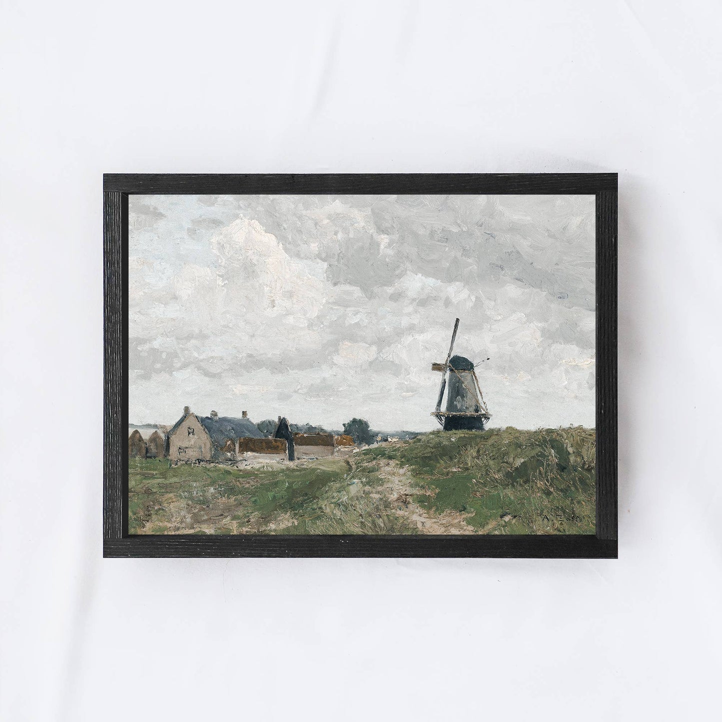 Dutch Windmill Framed Print