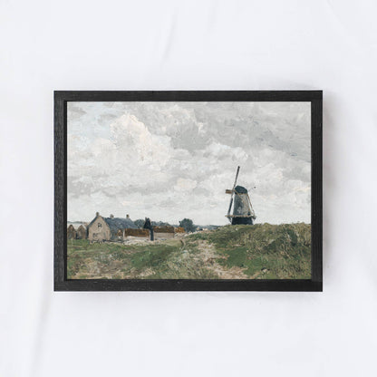 Dutch Windmill Framed Print