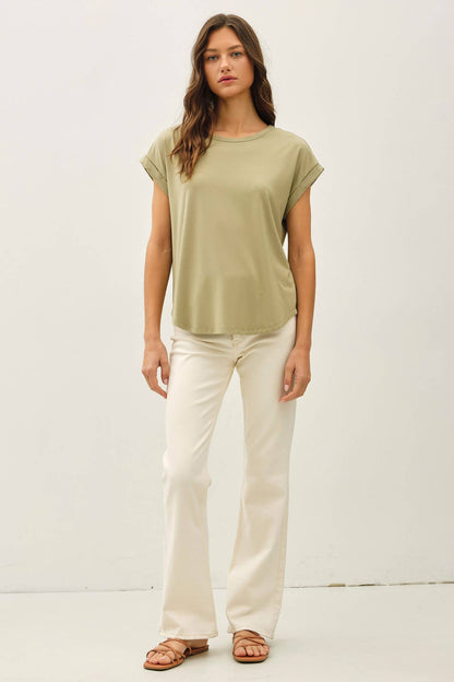 Bailey Dolman Cap Sleeve T-Shirt