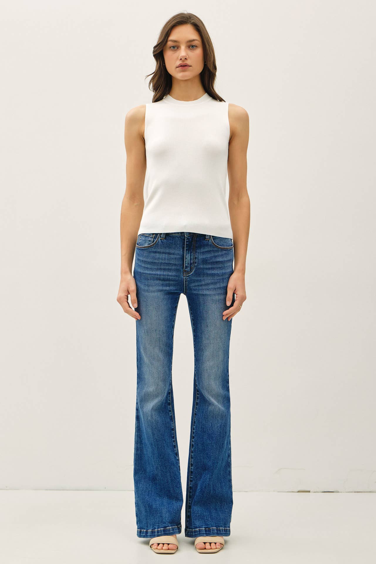 Jane Sleeveless Slim Knitted Tank Top