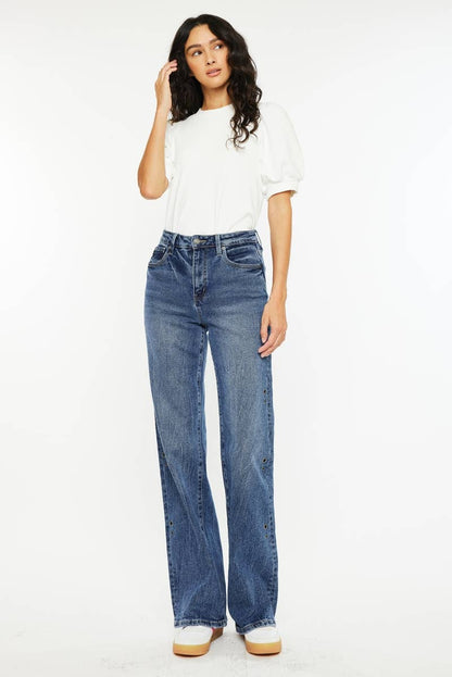 Jenny High Rise Flared Jeans