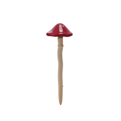 Stoneware Mushroom Plant Stakes