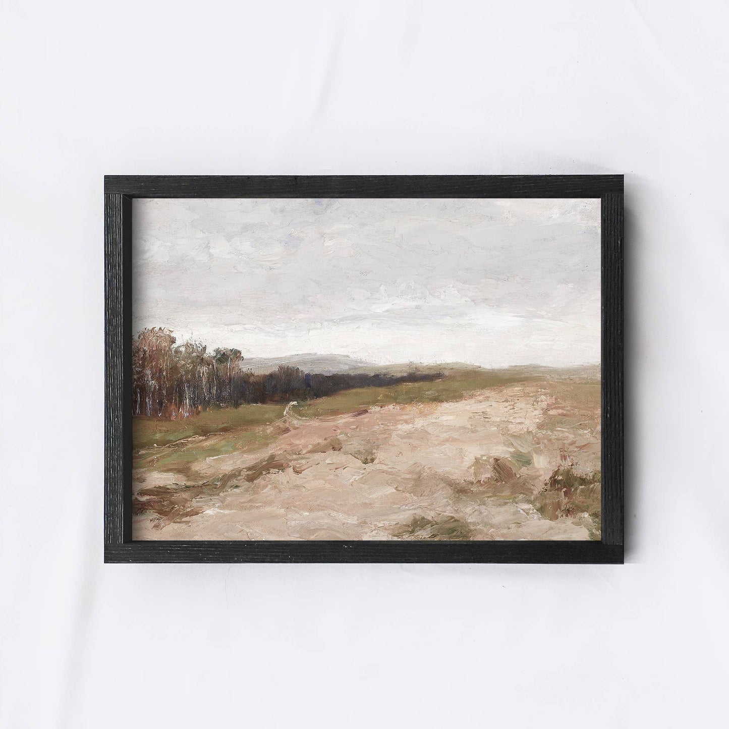 Oil Landscape Framed Print