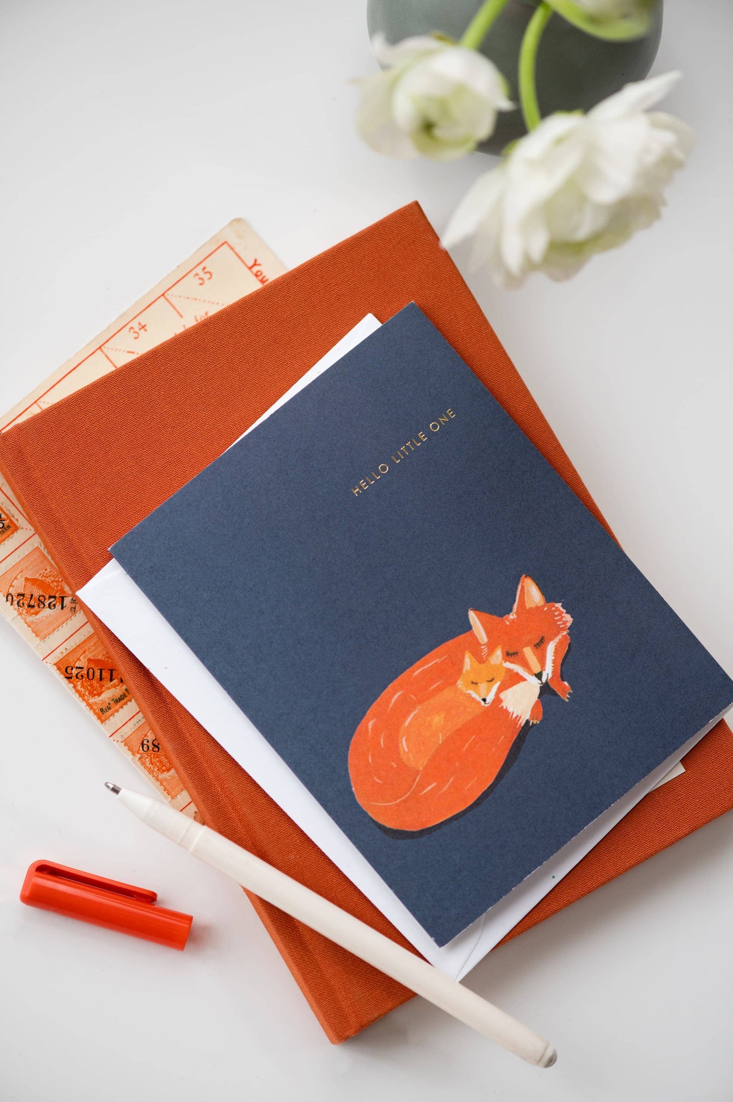 Little Fox - Baby Card