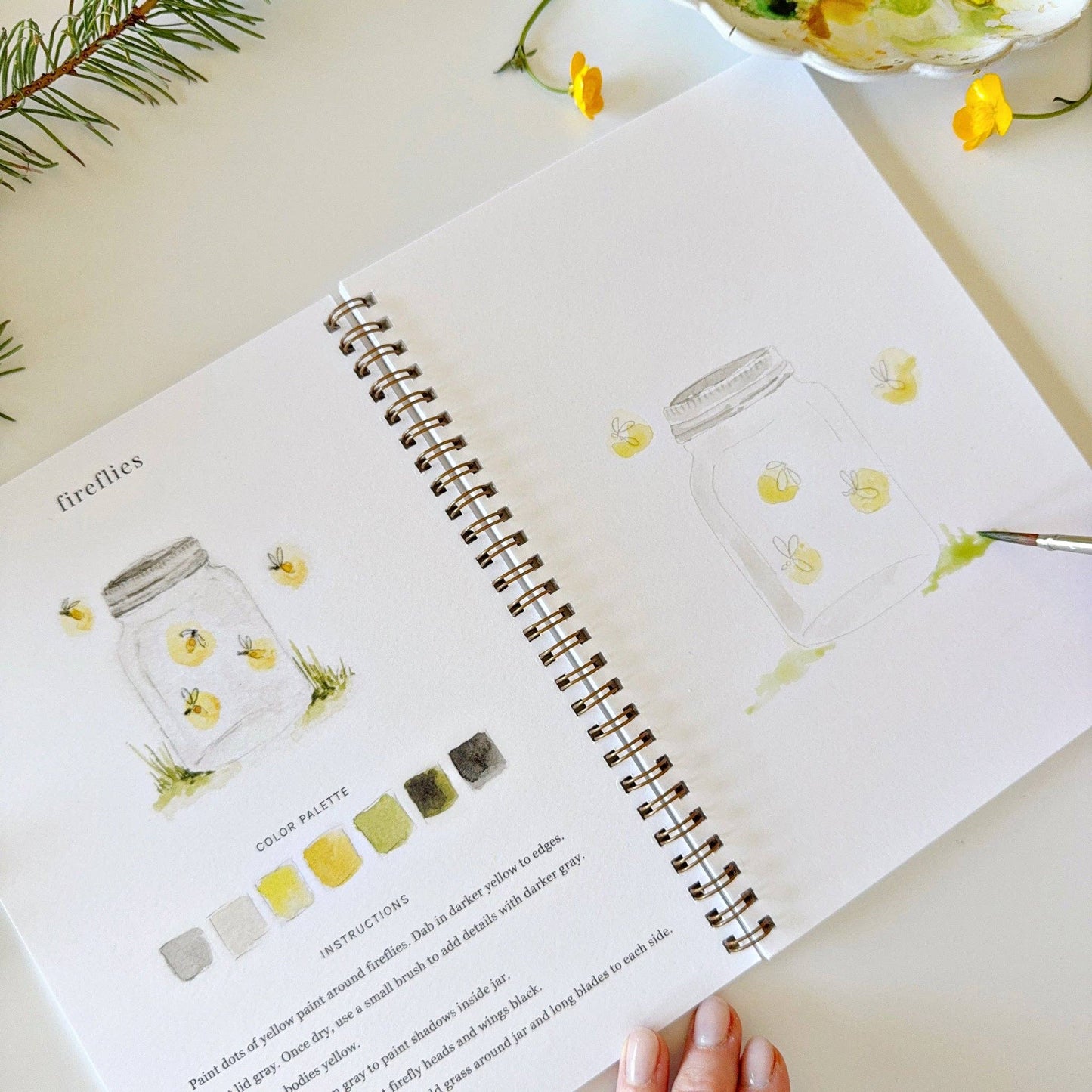 Camping - Watercolour Workbook