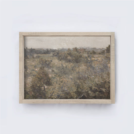 Vintage Landscape Painting Framed Print