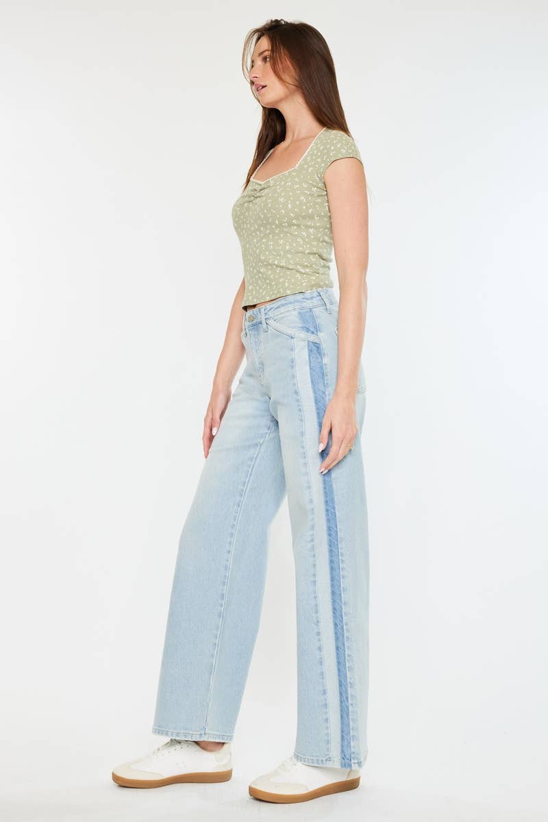 Melinda High Rise Wide Leg Jeans