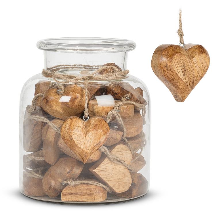 Wooden Heart Ornament