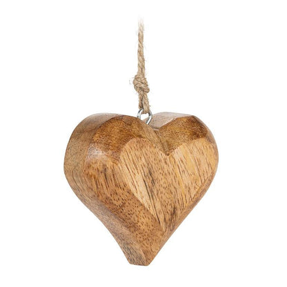 Wooden Heart Ornament