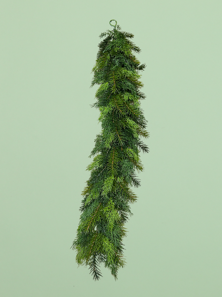 38" Real Touch Cedar & Hemlock Garland