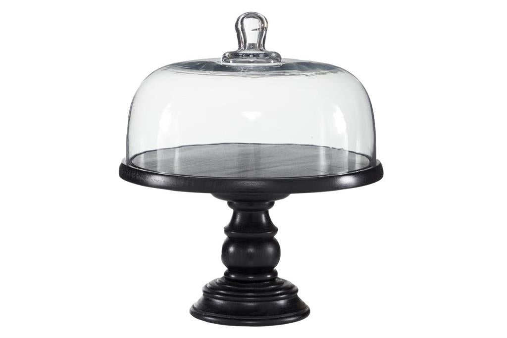 Black Glass Cloche