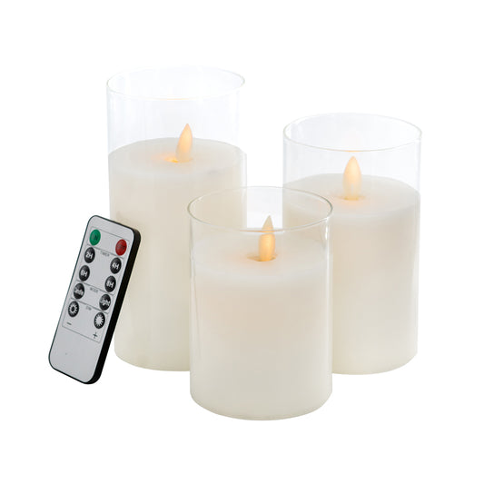 Real Flame LED Wax Candles
