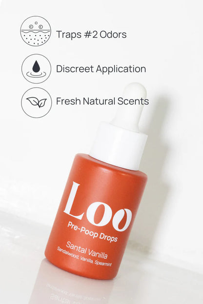 Santal Vanilla — Pre-Poop Toilet Drops