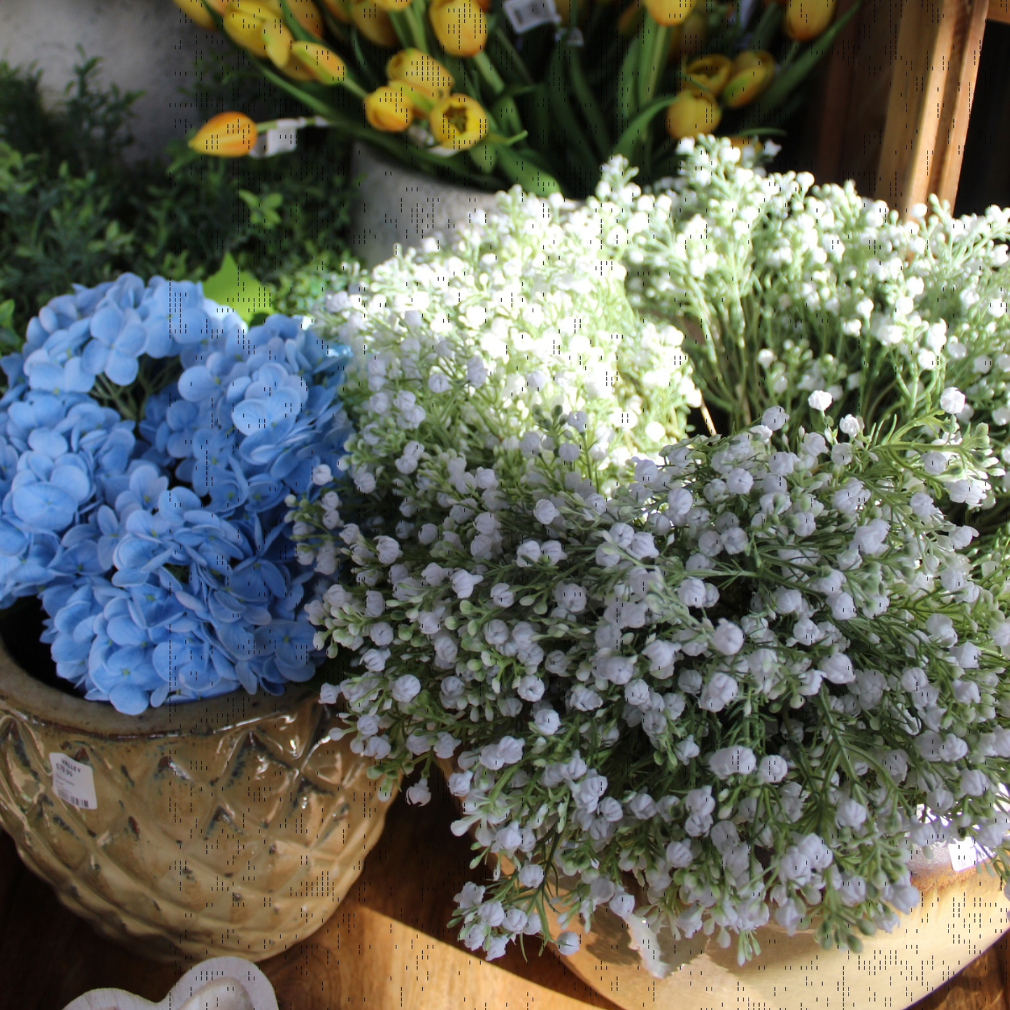 12" Fresh Touch Hydrangea Stem