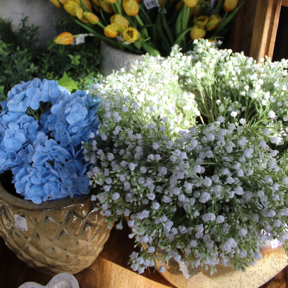 12" Fresh Touch Hydrangea Stem