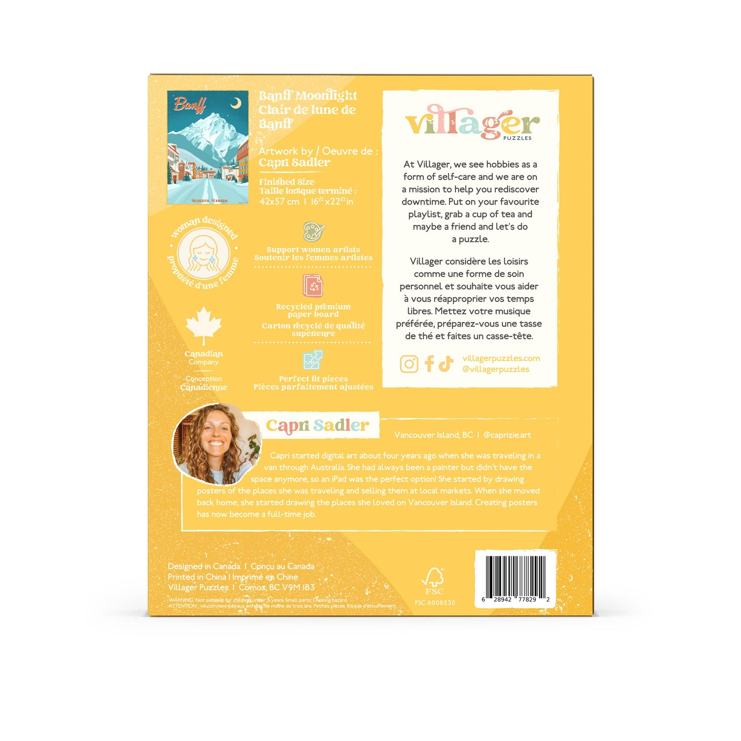 Banff Moonlight - 500-Piece Puzzle