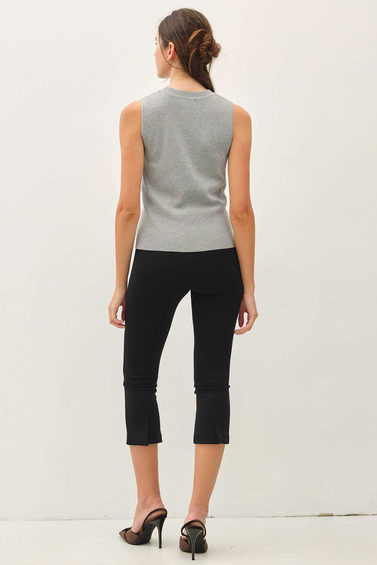 Jane Sleeveless Slim Knitted Tank Top