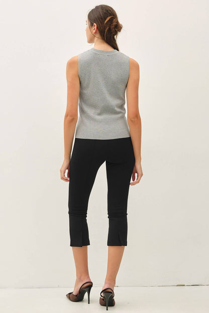 Jane Sleeveless Slim Knitted Tank Top